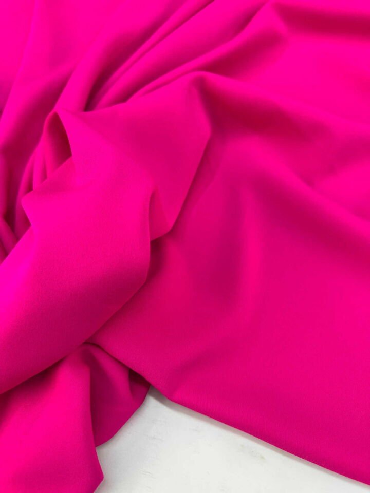 İndirimli Fuşya Pempe Krep Kumaş Elbise Etek Pantolon