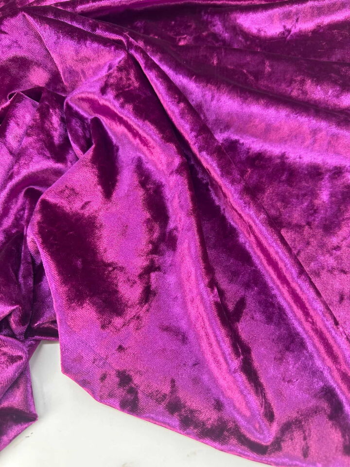 Mürdüm Janjan İpek Kadife Elbise Etek Bol Pantolon Şalvar