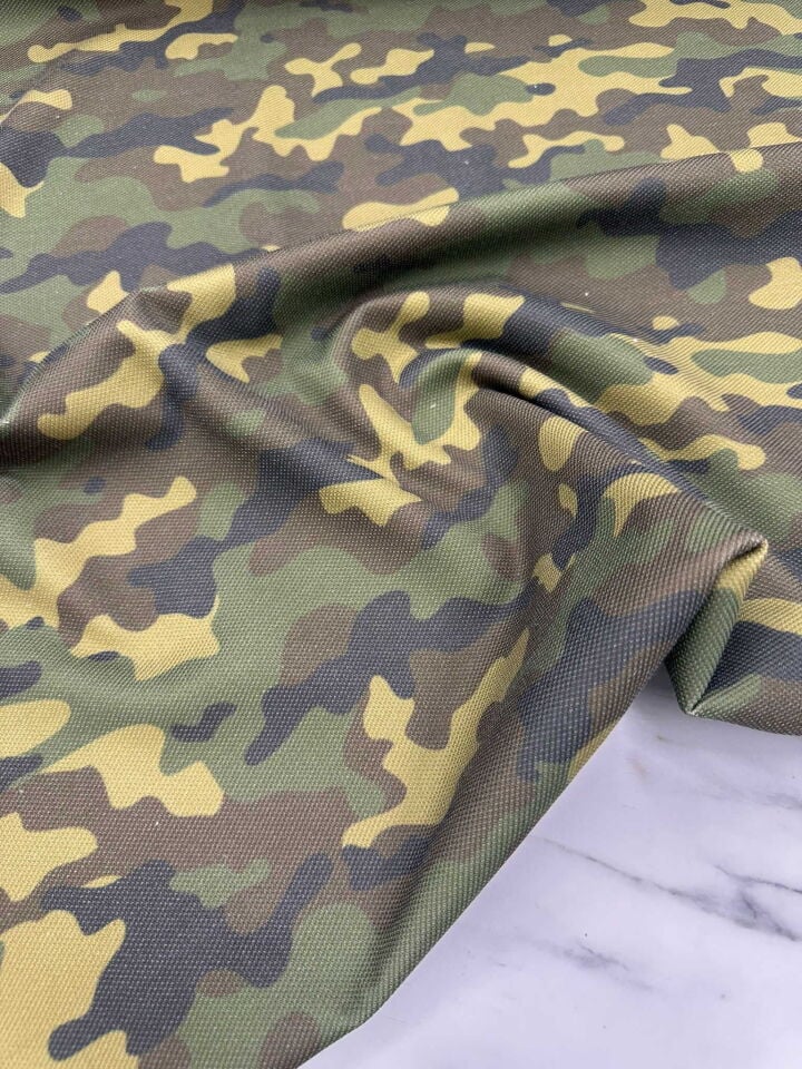 Lakos Dokuma Kamuflaj Desen Kışlık Kalın Kumaş Ceket Kap Etek Yelek