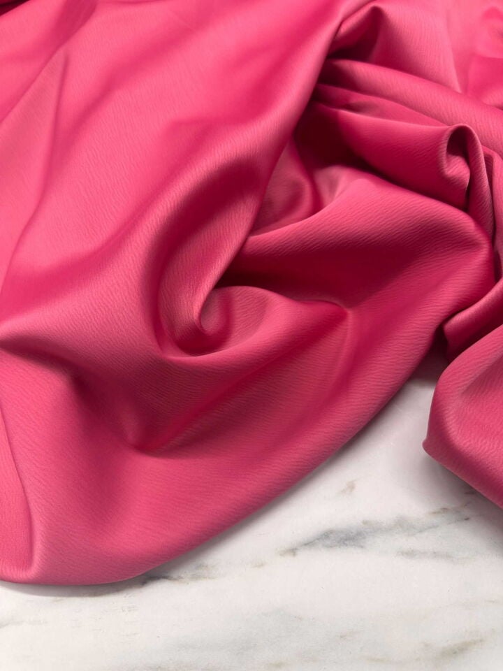 Nar Çiçegi Likralı İpek Saten Elbise Etek Şalvar