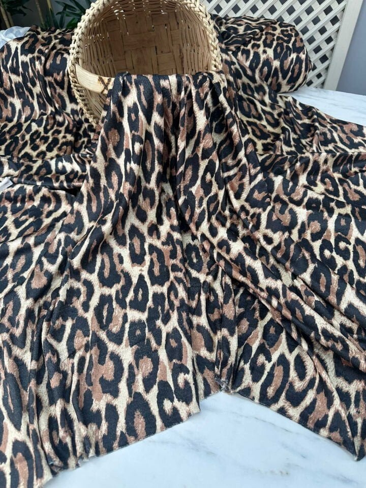 Leopar İnci Kadife