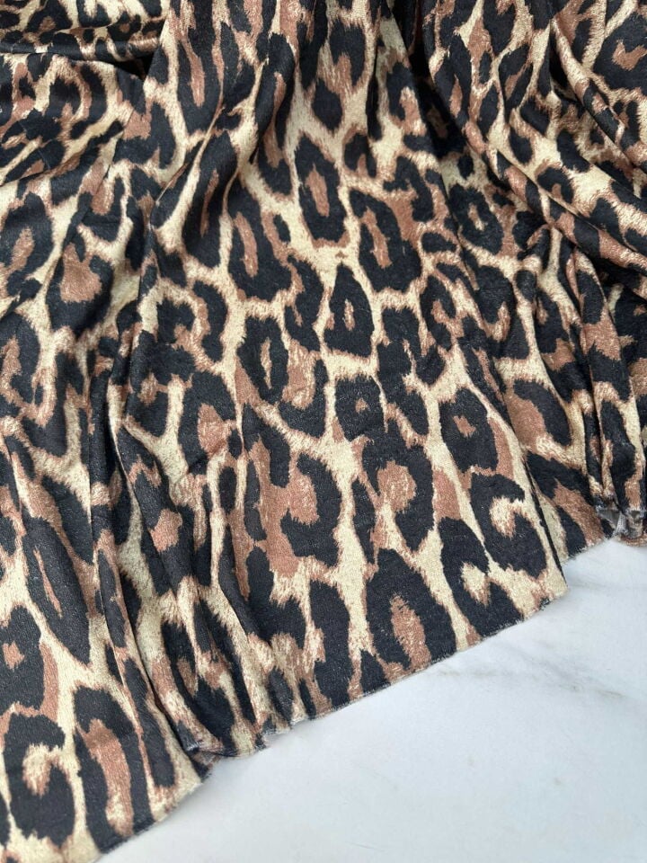 Leopar İnci Kadife