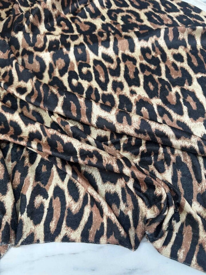 Leopar İnci Kadife