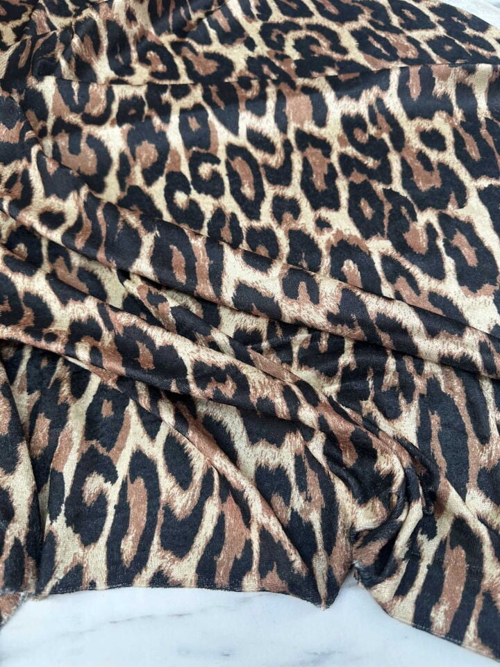 Leopar İnci Kadife
