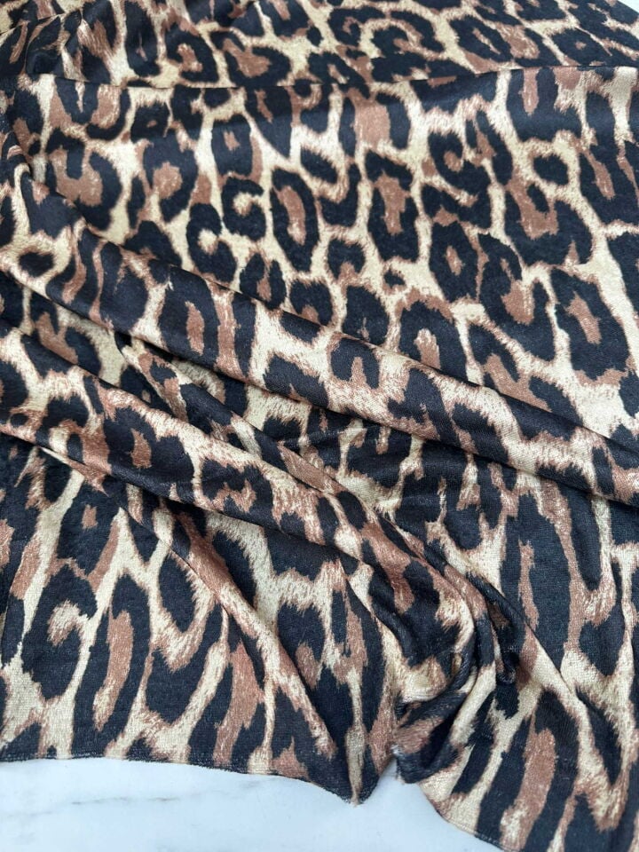 Leopar İnci Kadife