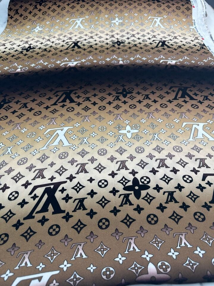 Dijital Baskı Bambu Elbiselik Pamuk Kumaş