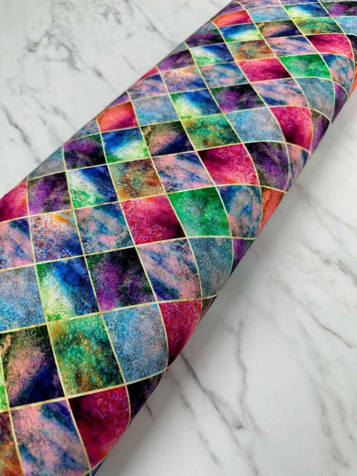 Dijital Baskı Bambu Elbiselik Pamuk Viskon