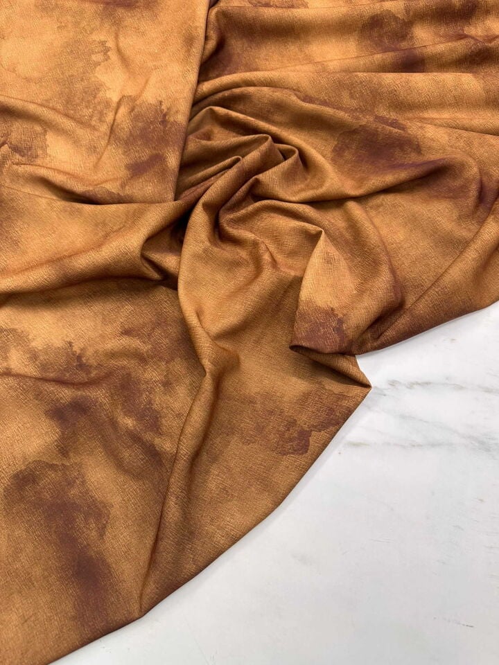 Liklalı Batik Desen Cesika Krep Kumaş Elbise Bluz Şalvar