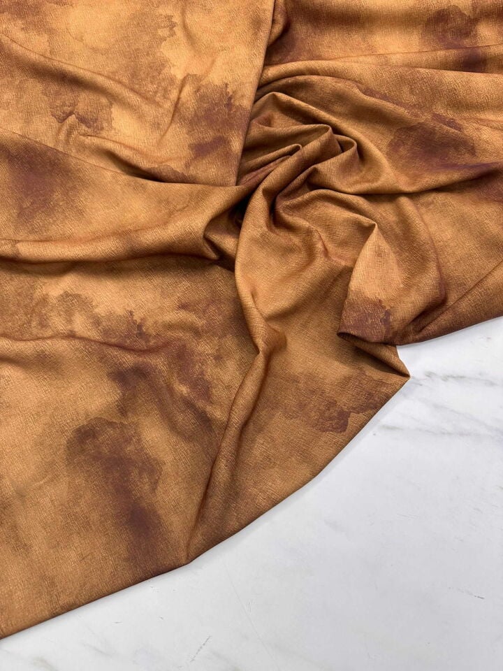 Liklalı Batik Desen Cesika Krep Kumaş Elbise Bluz Şalvar