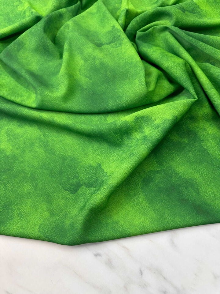 Batik Desen Likralı Cesika Krep Elbise Etek Şalvar