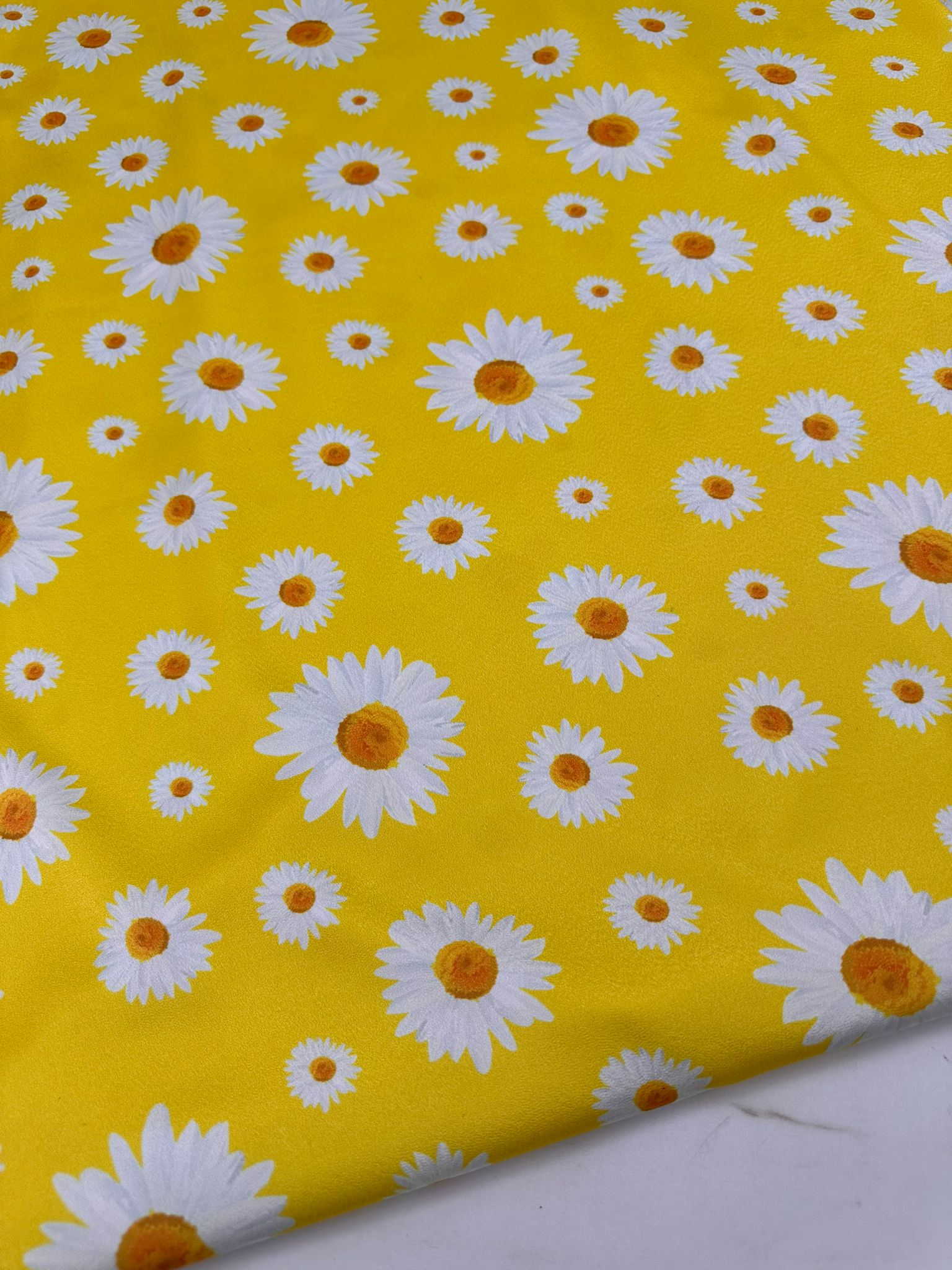 Ay Çiçegi Desen İpek Saten Elbise Etek Gömlek Şalvar