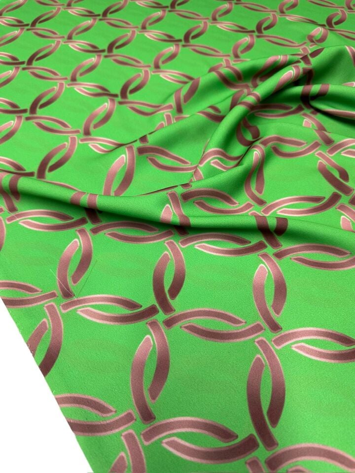 Uffizi Desen Elbiselik Gömleklik Krep Kumaş