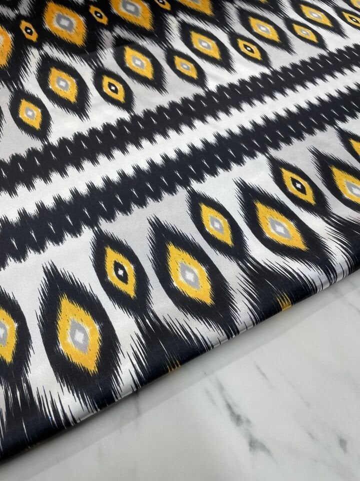 Neo Desen Elbiselik Gömleklik Tivil Saten Kumaş