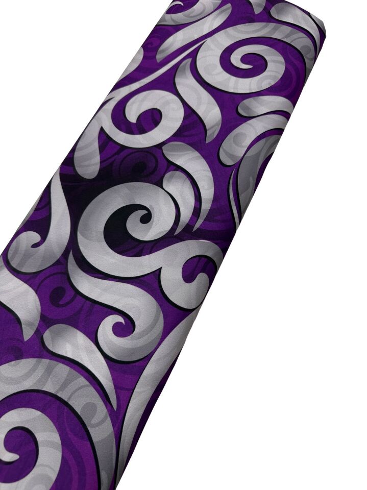 Viyana Desen Elbiselik Gömleklik Krep Kumaş