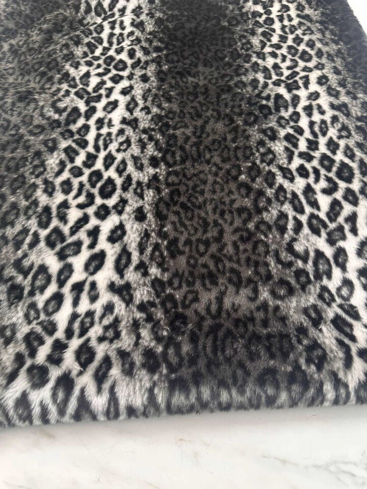 Leopar Desen Kürk Pelüş