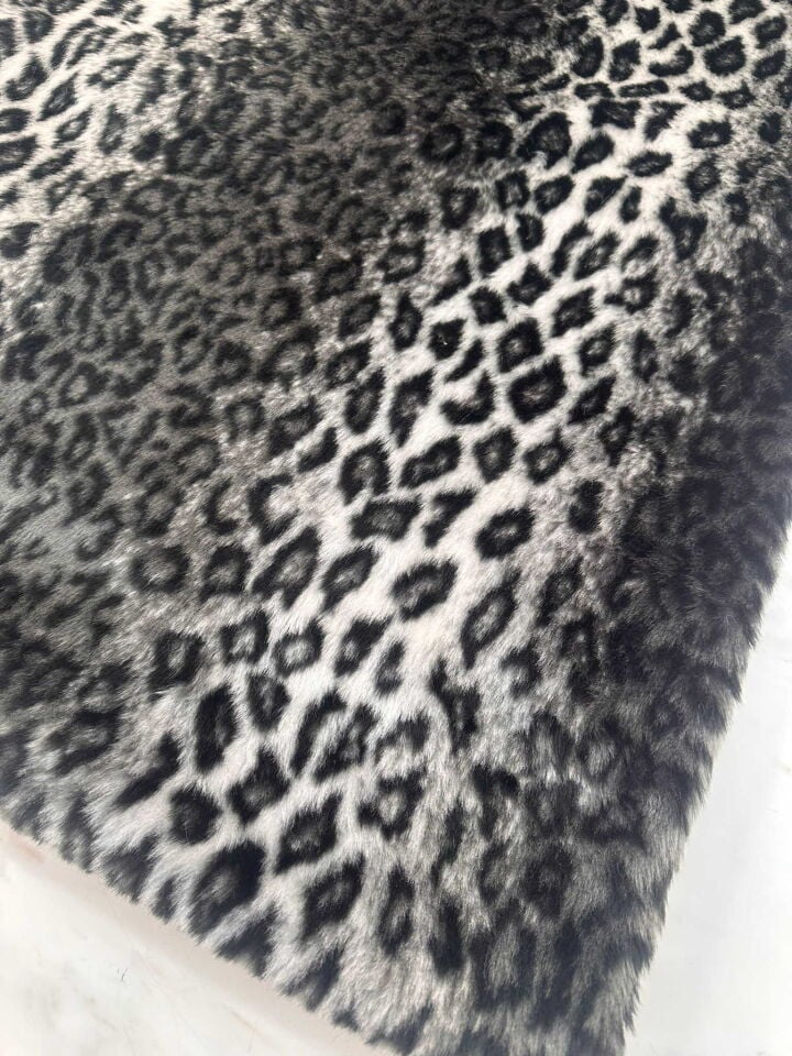 Leopar Desen Kürk Pelüş