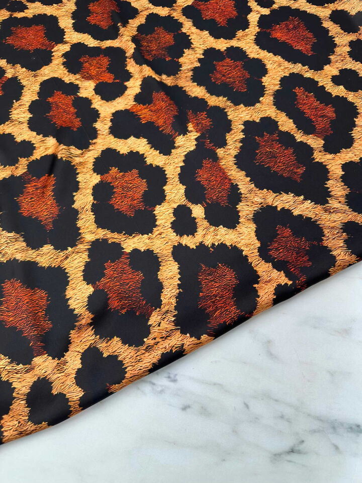 Leopar  İpek Saten