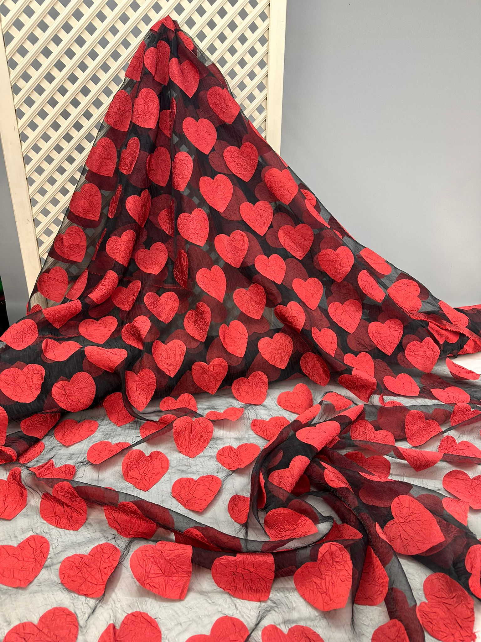 İndirimli Kalp Desen Organize Elbise Etek