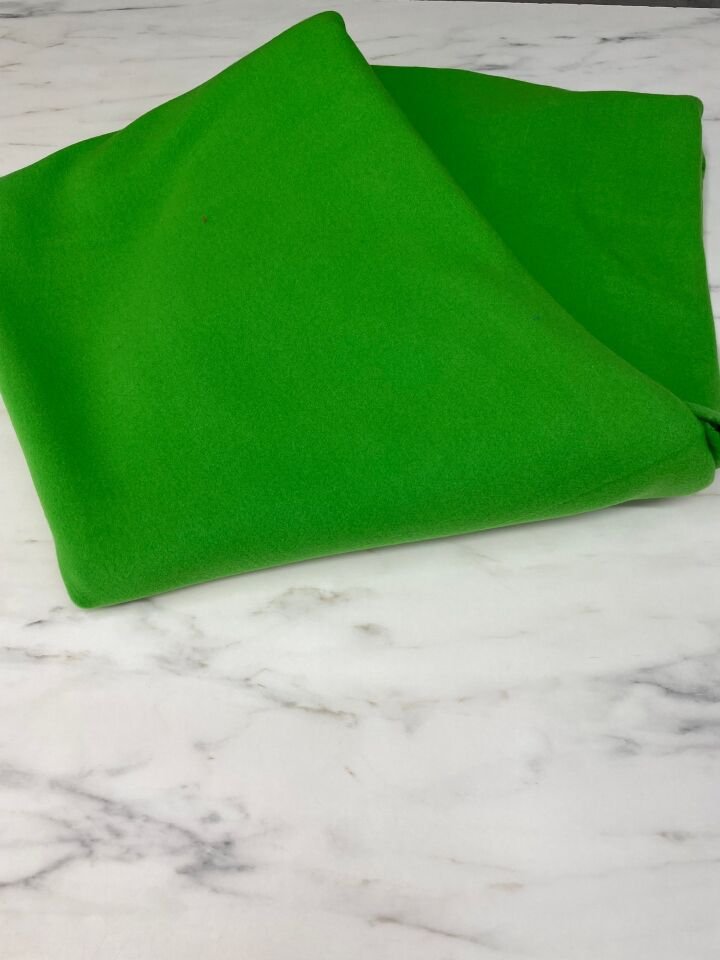 Yeşil Kabanlık Kaşe Kumaş