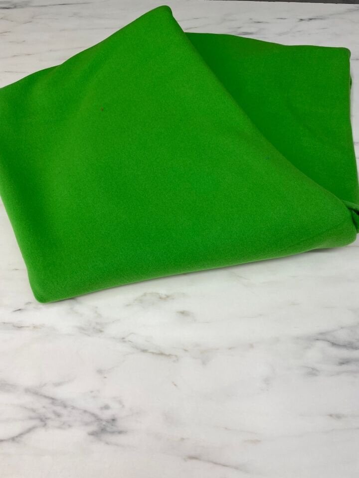 Yeşil Kabanlık Kaşe Kumaş