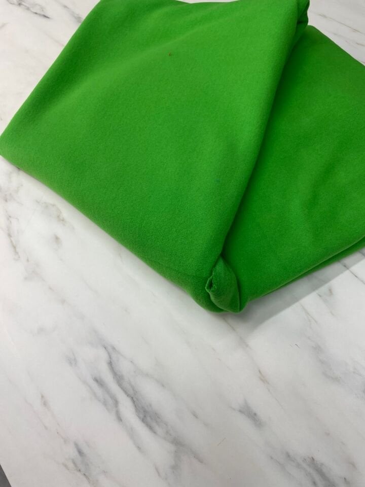 Yeşil Kabanlık Kaşe Kumaş