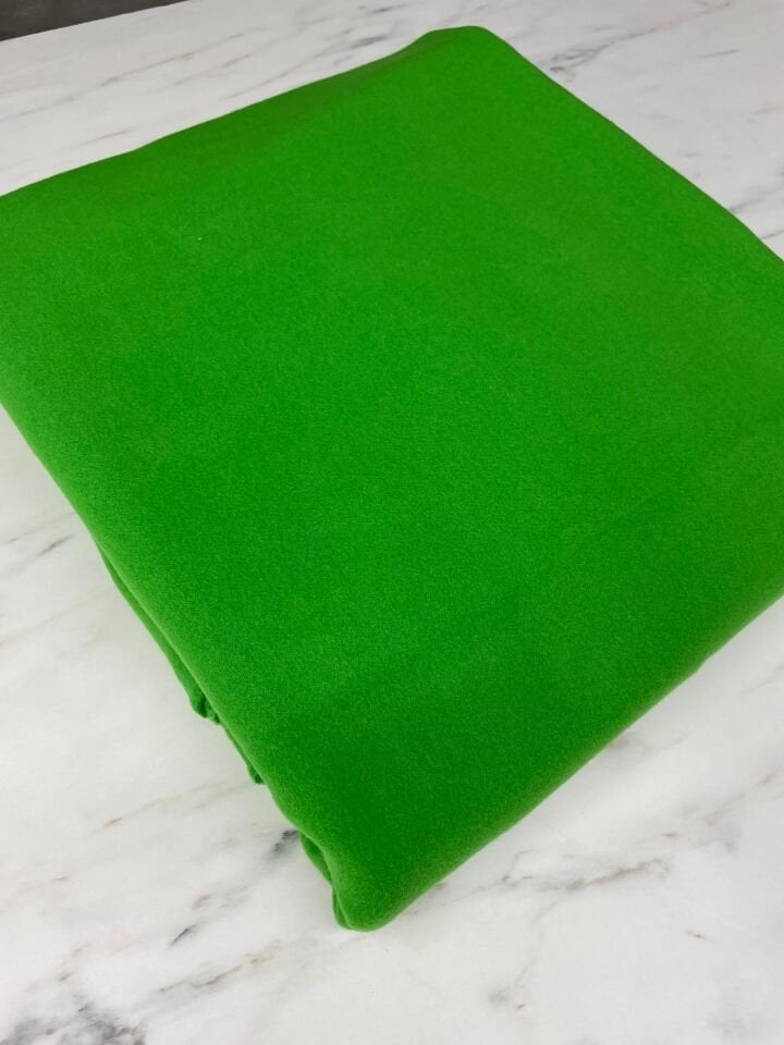 Yeşil Kabanlık Kaşe Kumaş