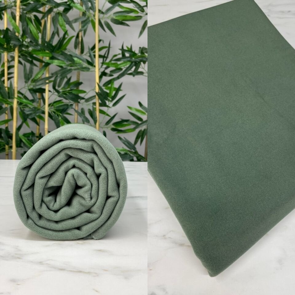 Mint Yeşili  Kabanlık Kaşe Kumaş