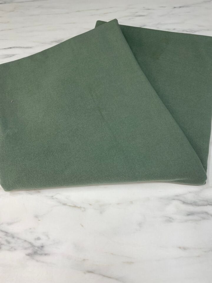 Mint Yeşili  Kabanlık Kaşe Kumaş