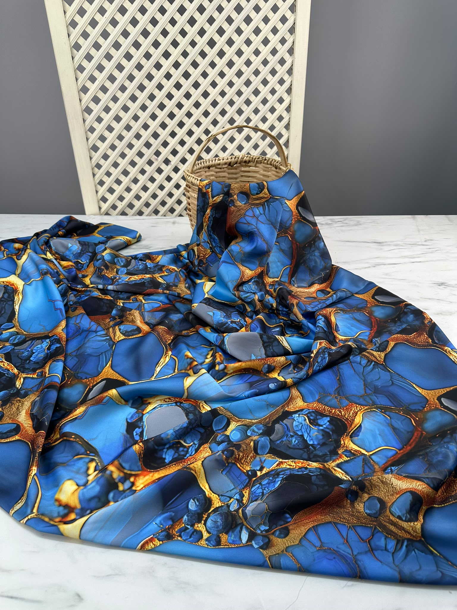 Ventoretti Desen İpek Saten