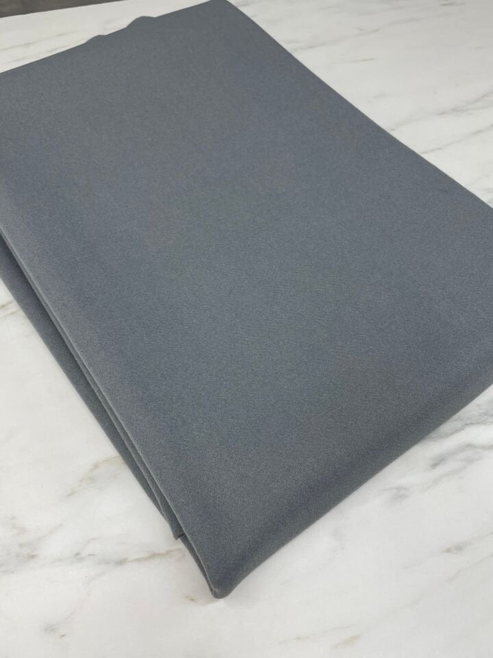 Gri Renk Kabanlık Kaşe Kumaş