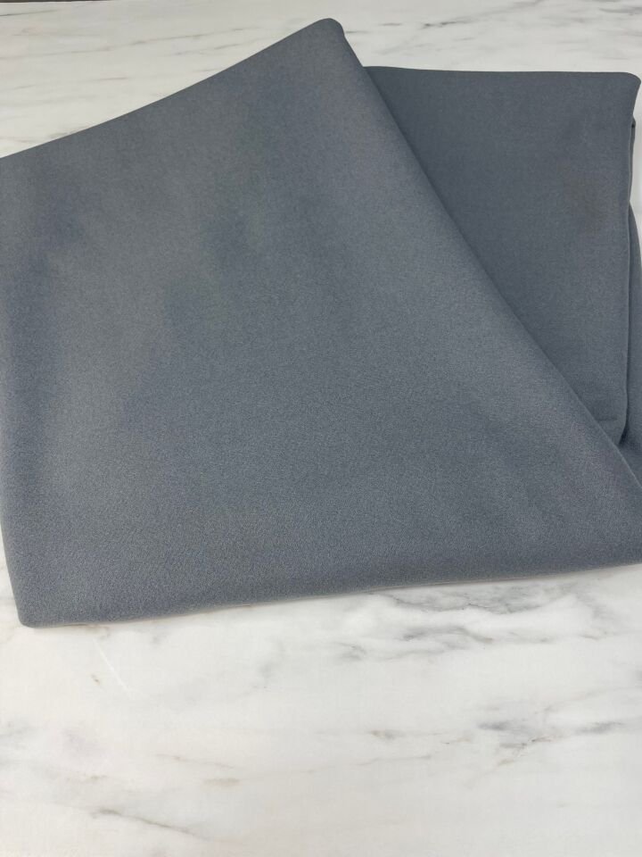 Gri Renk Kabanlık Kaşe Kumaş
