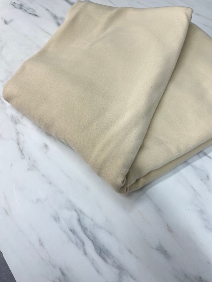 Krem Renk Kabanlık Kaşe Kumaş