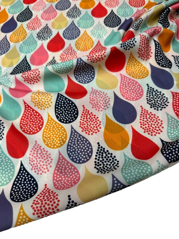 Damla Desen Elbiselik Gömleklik Krep Kumaş