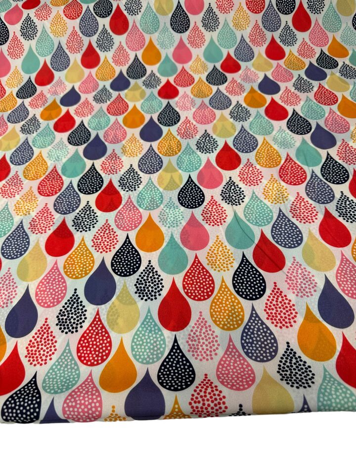 Damla Desen Elbiselik Gömleklik Krep Kumaş