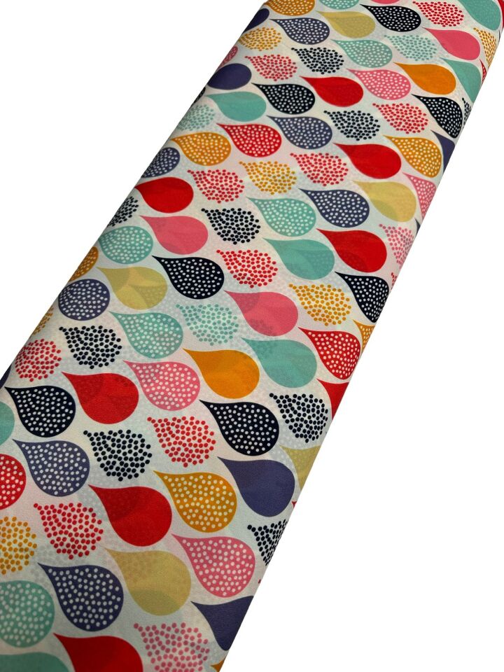 Damla Desen Elbiselik Gömleklik Krep Kumaş