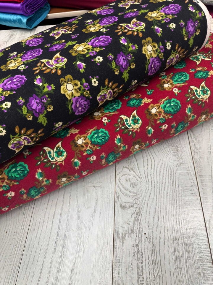 Yüzde Yüz Pamuklu Bazen Kumaş En 90 Cm