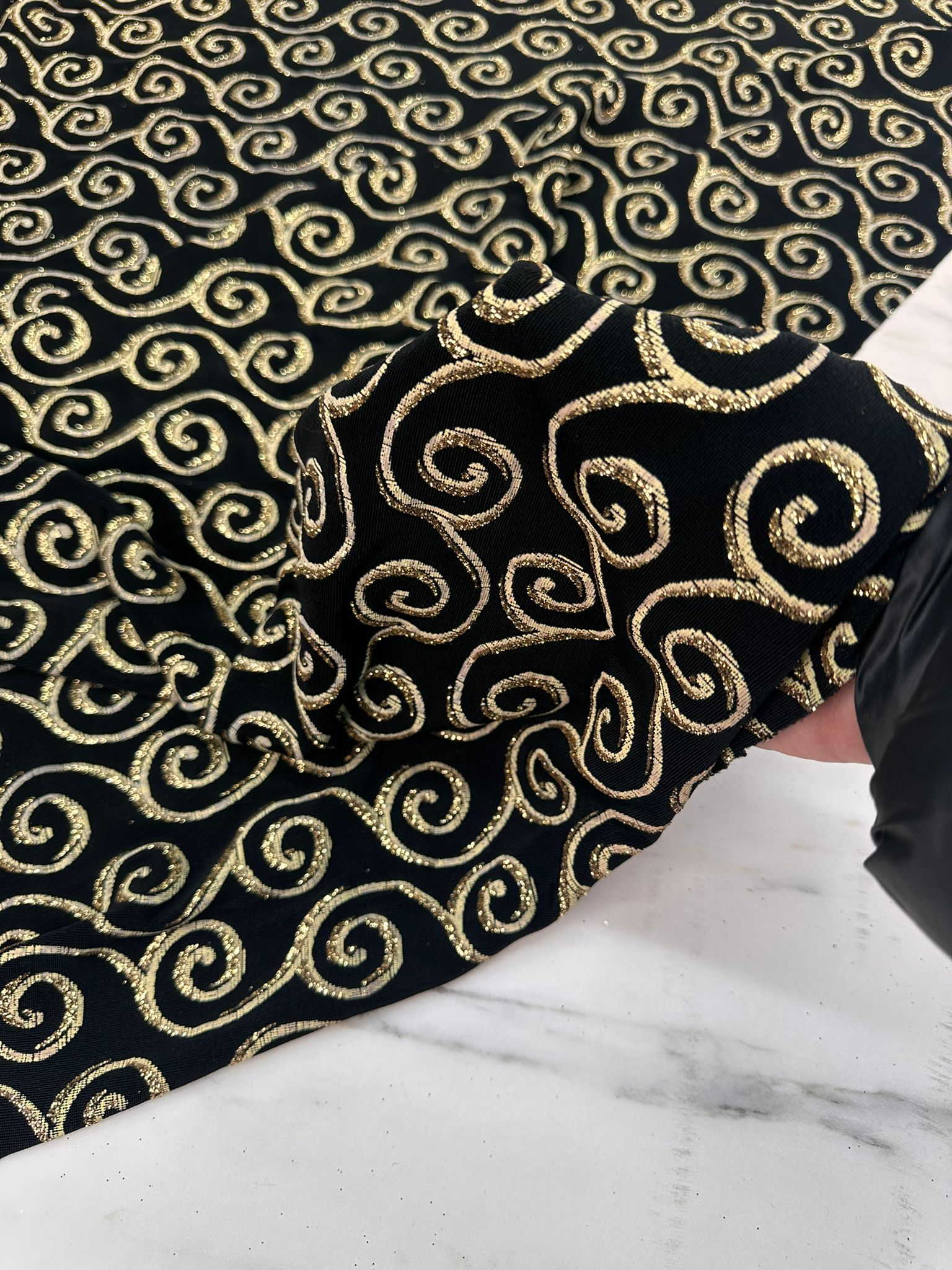 Fantazi Simli Likralı Örme Yumuşak Dökümlü