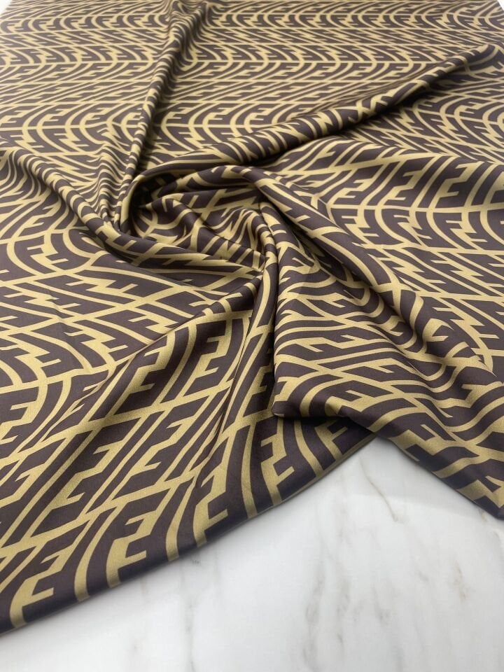 F Desen Elbiselik Gömleklik Tivil Saten Kumaş