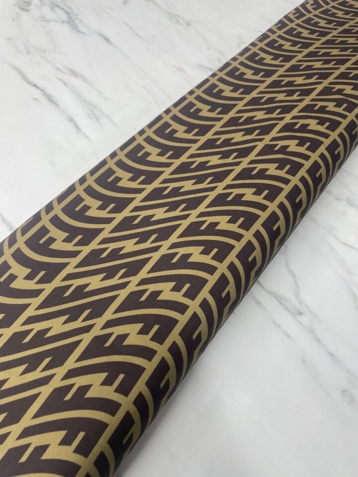 F Desen Elbiselik Gömleklik Tivil Saten Kumaş