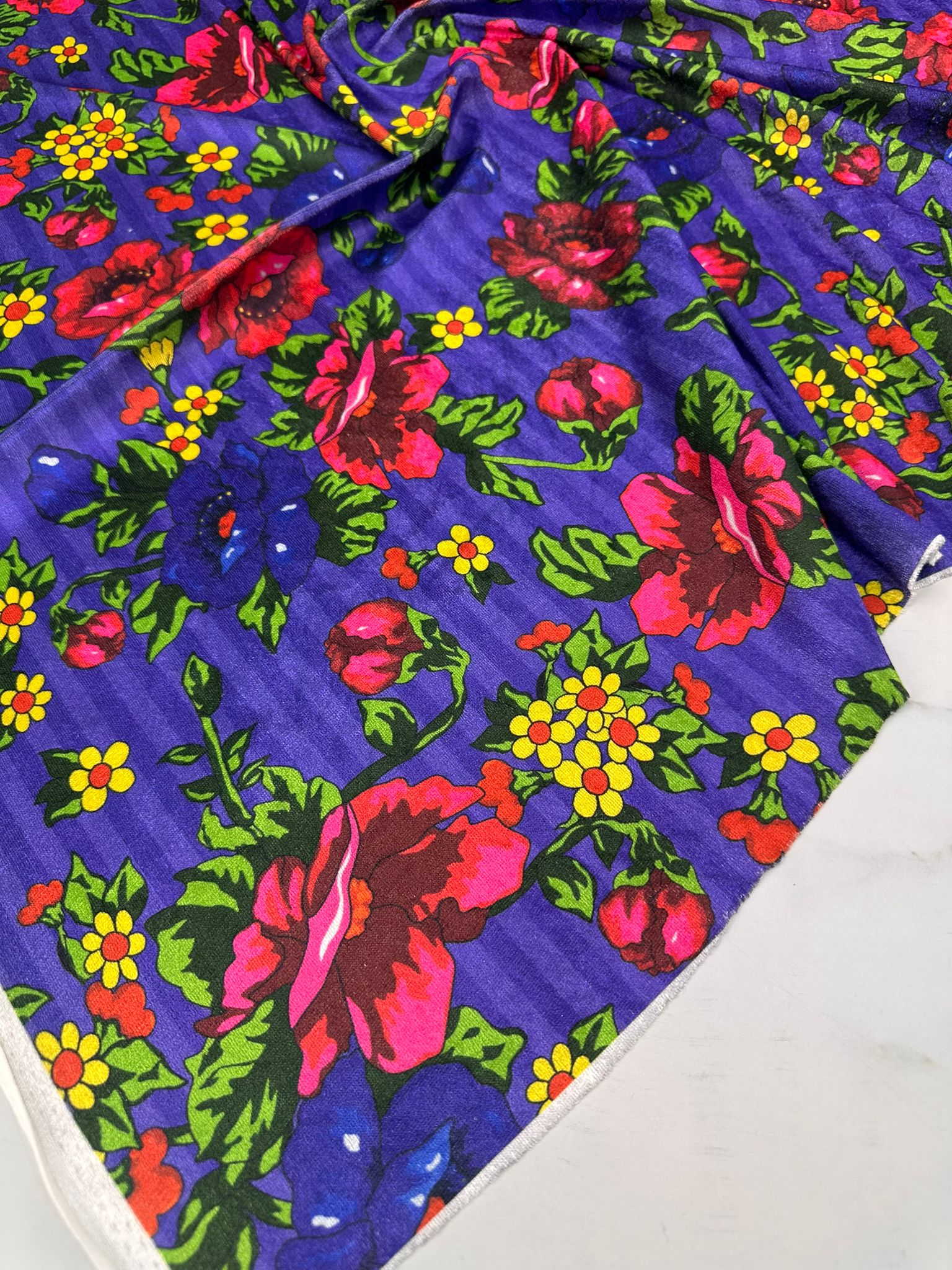 Türkmen Desen İnci Kadife Likralı Yumuşak