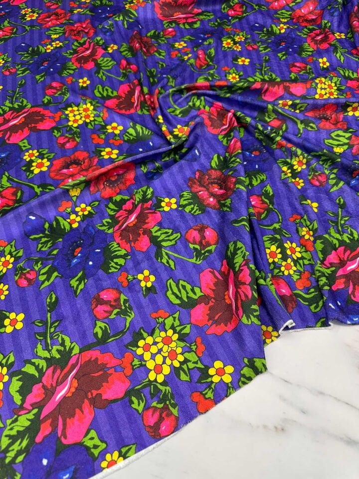 Türkmen Desen İnci Kadife Likralı Yumuşak