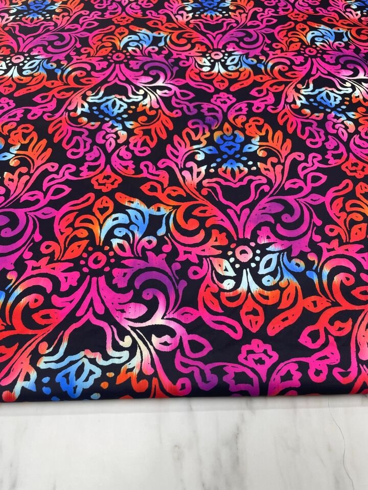 Nakış Desen Elbiselik Gömleklik Krep Kumaş