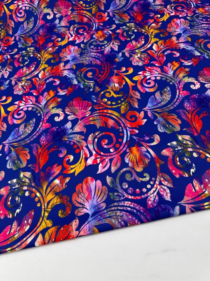 Nakış Desen Elbiselik Gömleklik Krep Kumaş