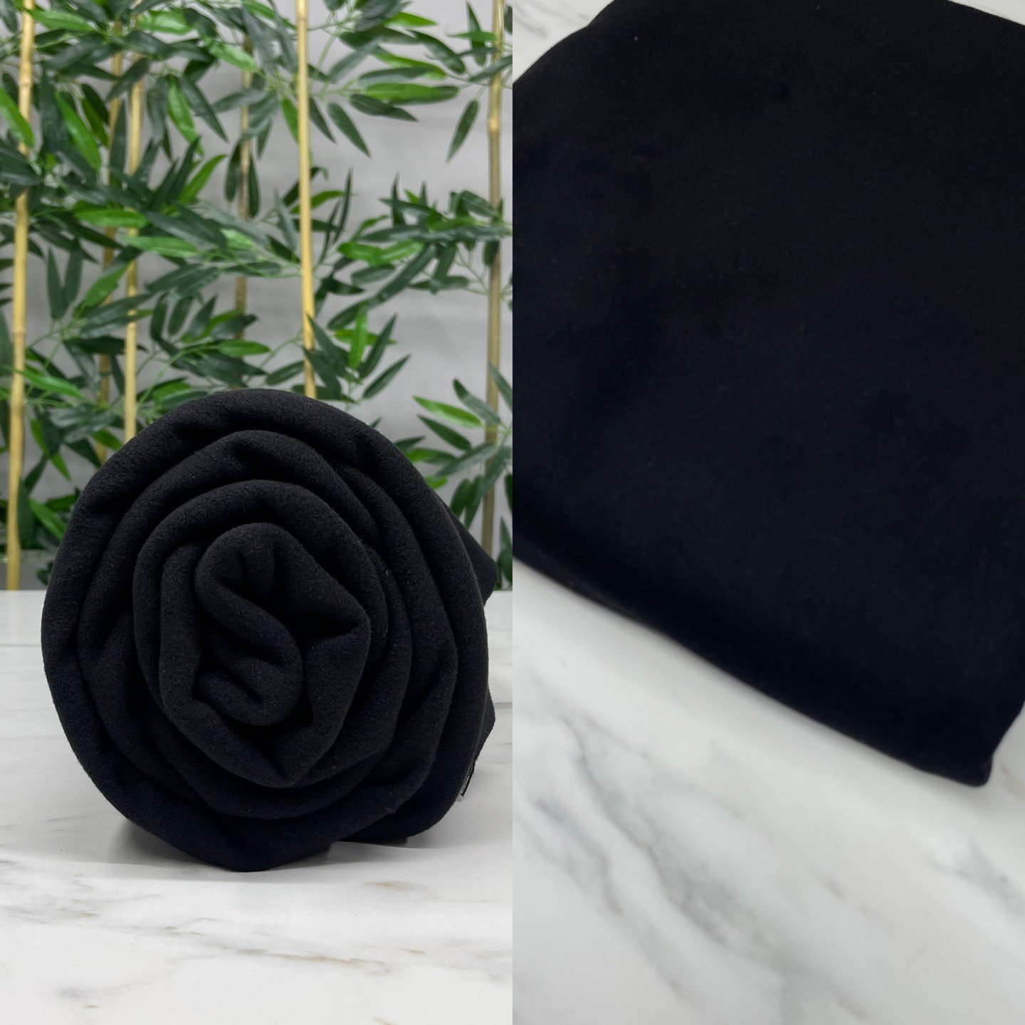 Siyah Kabanlık Kaşe Kumaş