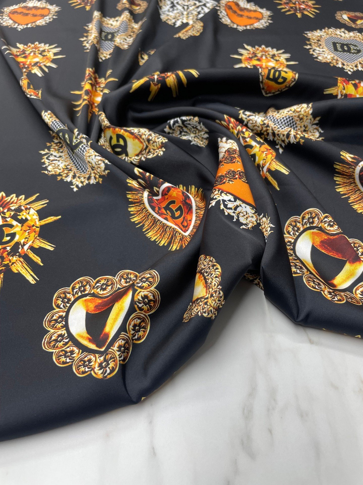 DG Desen Elbiselik Gömleklik Tivil Saten Kumaş