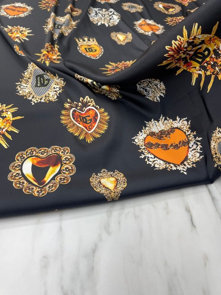 DG Desen Elbiselik Gömleklik Tivil Saten Kumaş