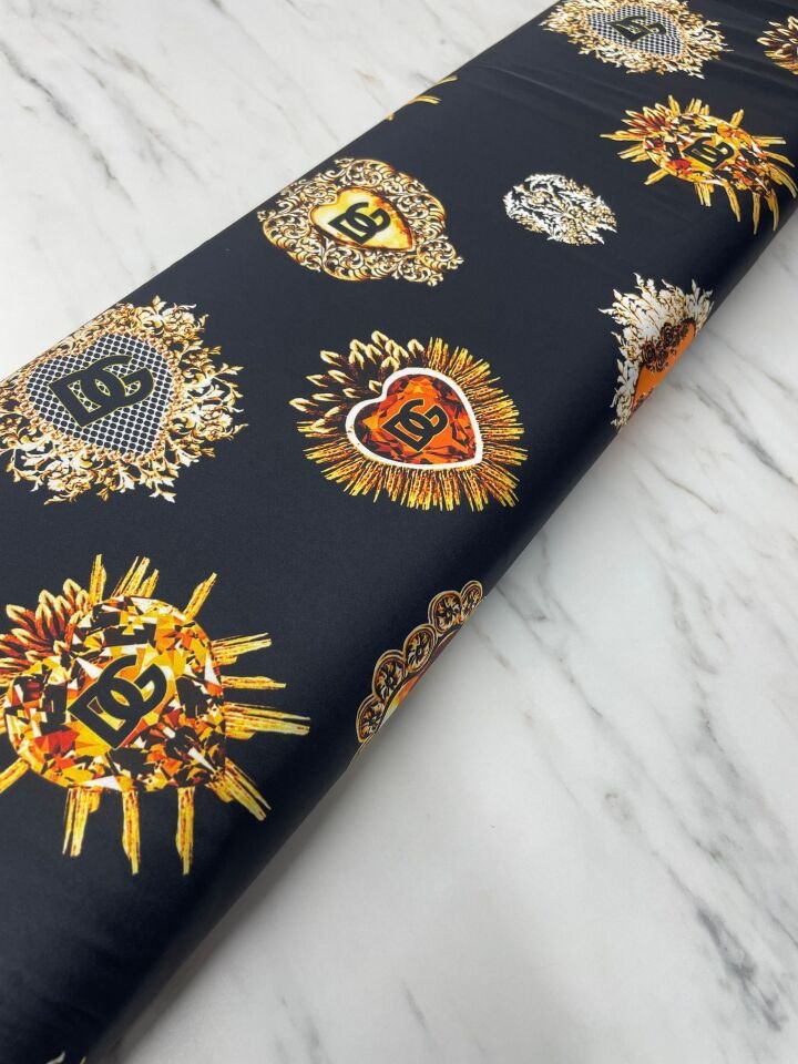 DG Desen Elbiselik Gömleklik Tivil Saten Kumaş