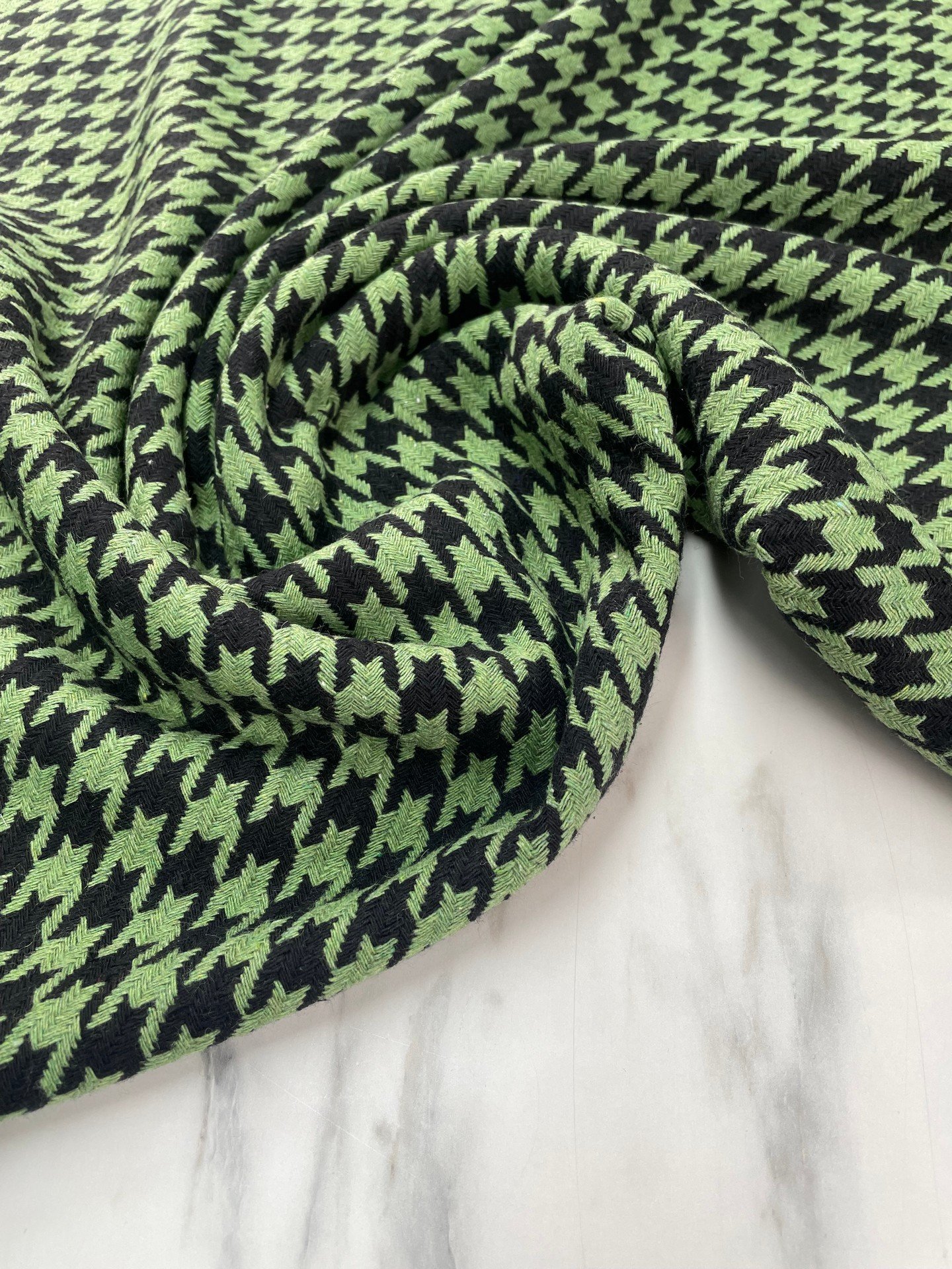 Yeşil Şanel Elbiselik Kumaş