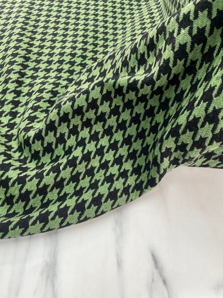 Yeşil Şanel Elbiselik Kumaş