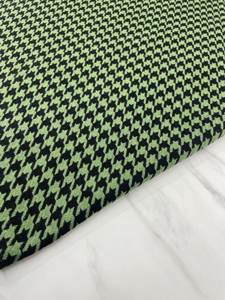 Yeşil Şanel Elbiselik Kumaş